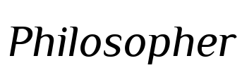 Philosopher Font Image