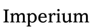 Imperium Font Image