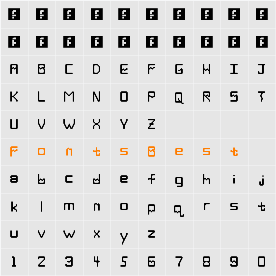 Deka Character Map