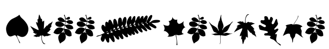 XLeefMeAlone Font Image