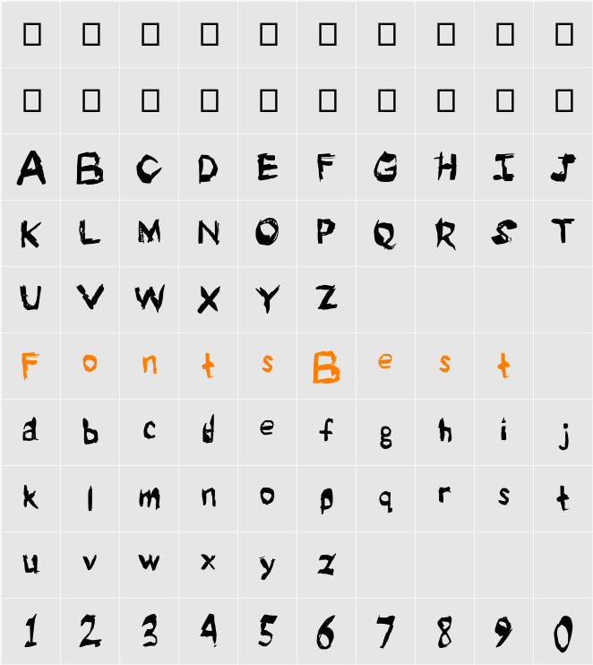 BB Rough Rider Character Map