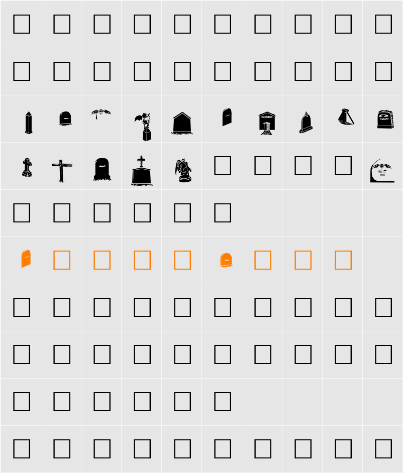 Bats Character Map