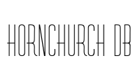 Hornchurch DB Font Image