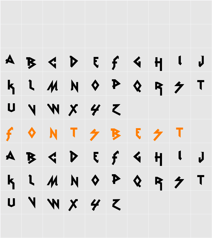 vtks Rude Metal Character Map