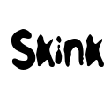 Skink Font Image