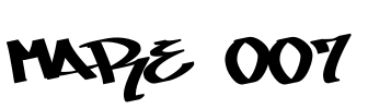 MARE 007 Font Image