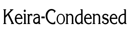 Keira-Condensed Font Image