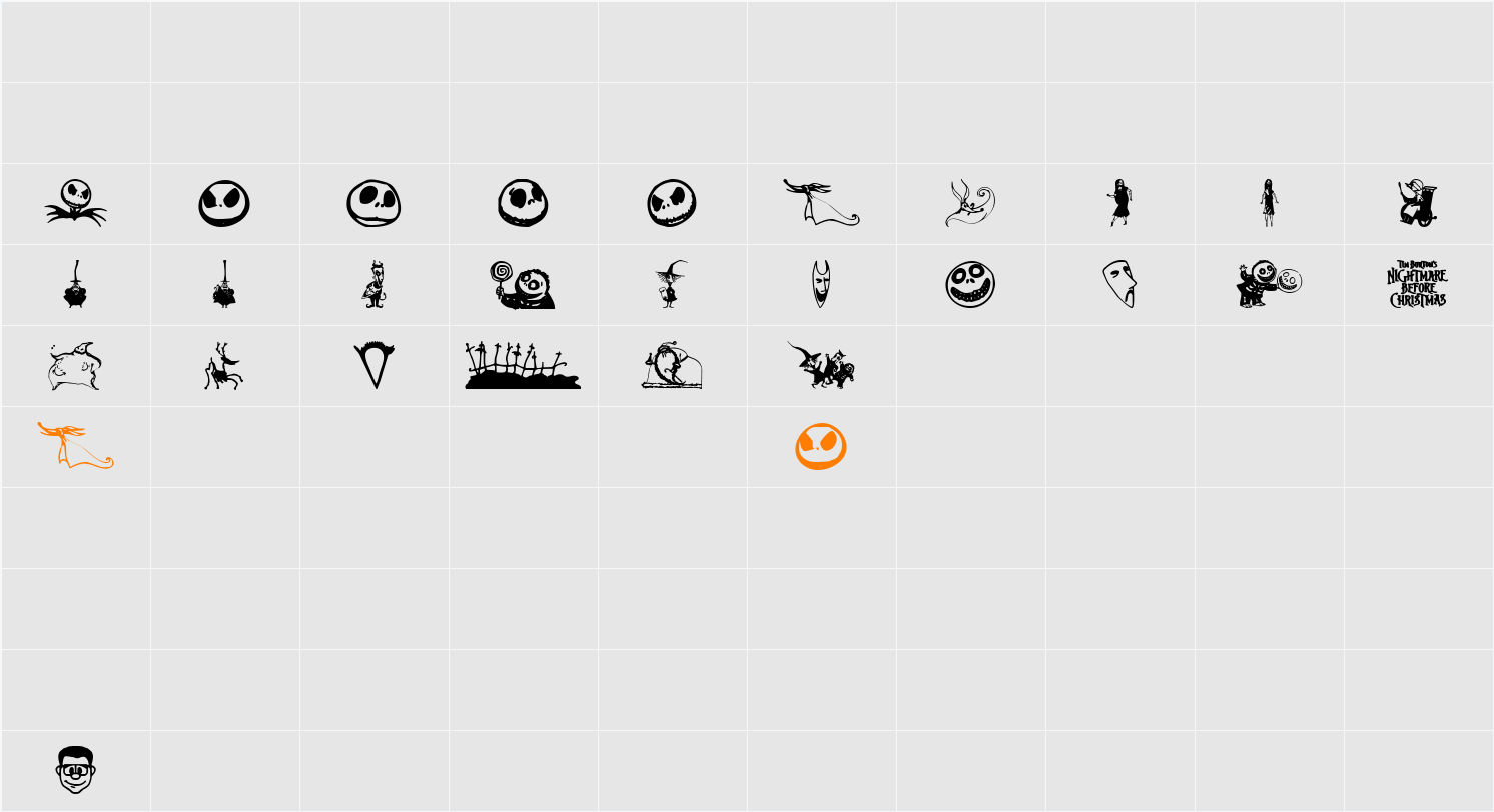 Skellingtonbats Character Map