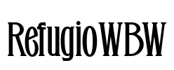 RefugioWBW Font Image