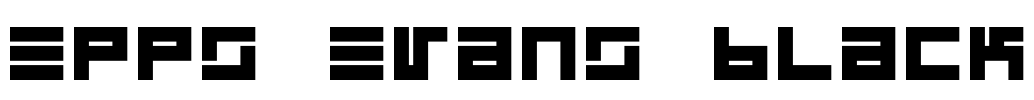 Epps Evans Black Font Image