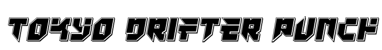 Tokyo Drifter Punch Font Image