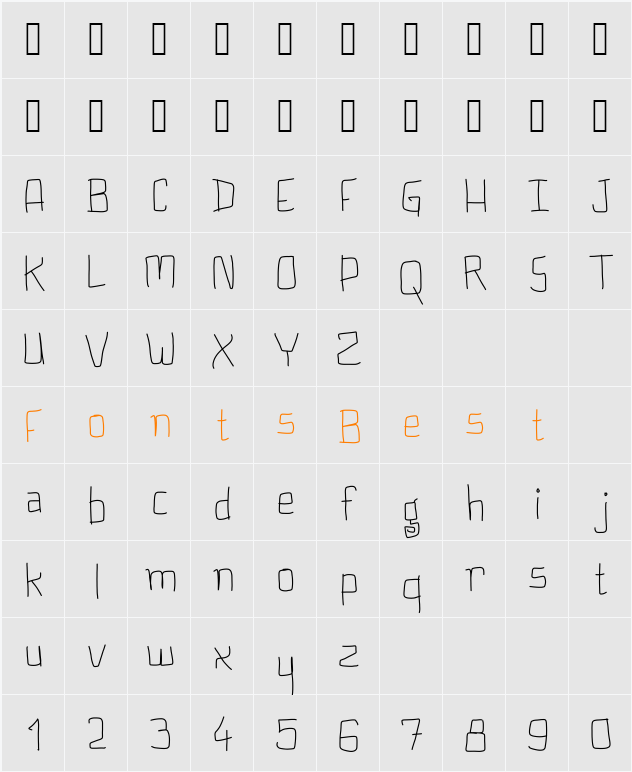 Plumpy But Cute* = _ Character Map