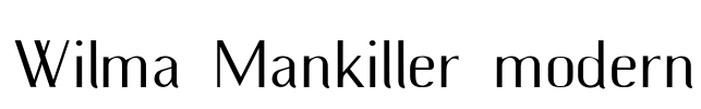 Wilma Mankiller modern