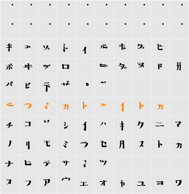 Horror Impact B Character Map