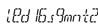 led16sgmnt2 Font Image