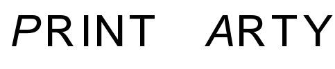 Print Arty Font Image