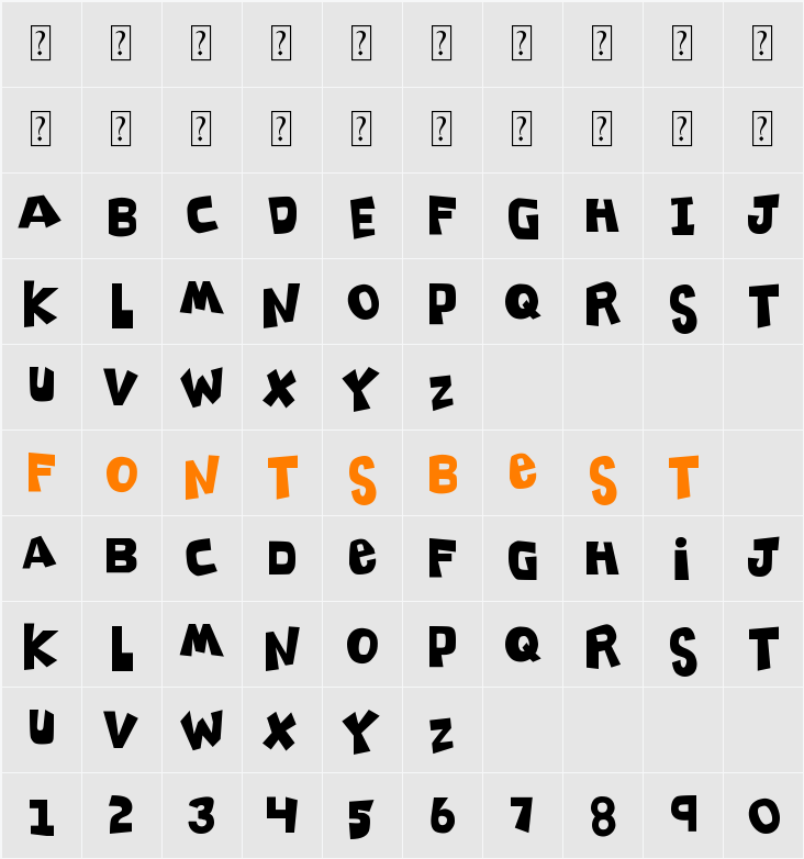 K26ClippitySnippity Character Map