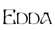 Edda Font Image