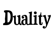 Duality Font Image