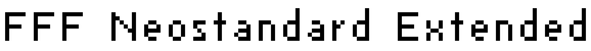 FFF Neostandard Extended Font Image