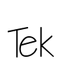 Tek Font Image