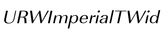 URWImperialTWid Font Image
