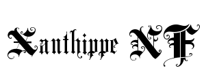 Xanthippe NF Font Image