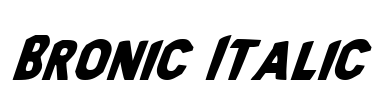 Bronic Italic