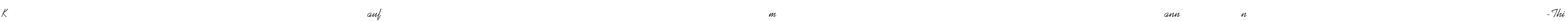 Kaufmann-Thin Font Image