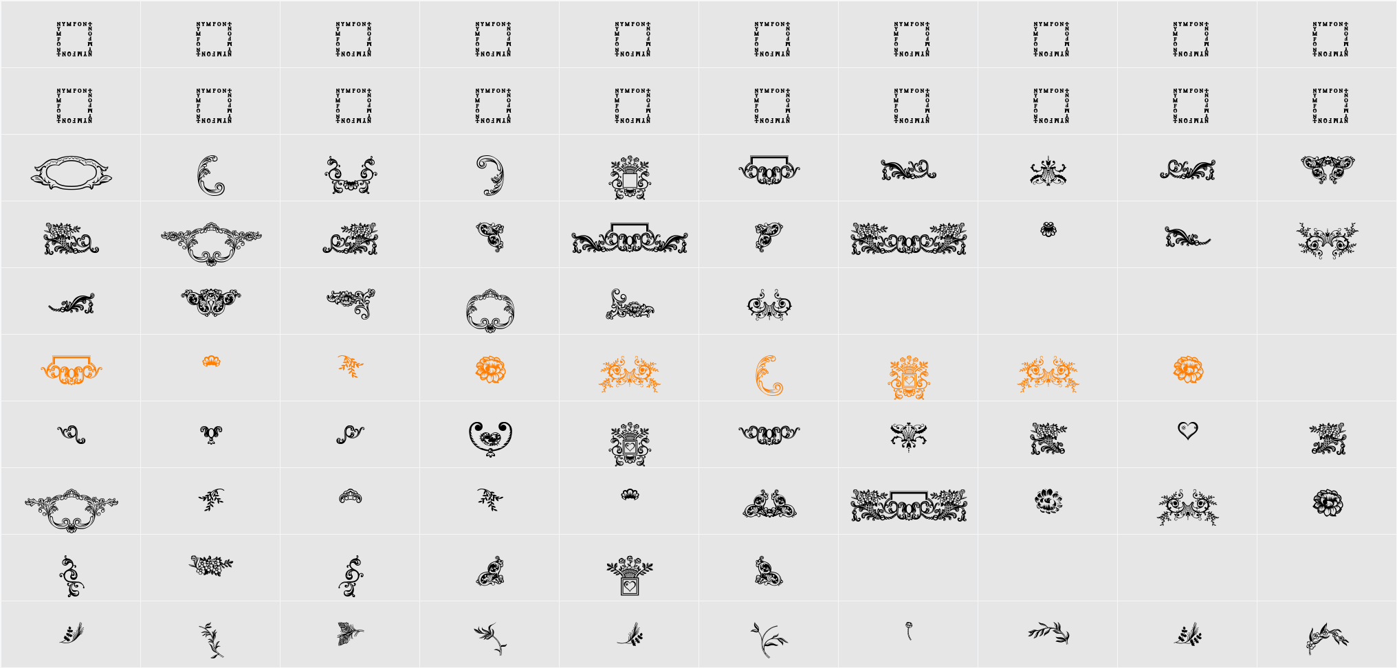 Dingleberries Character Map