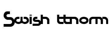 Swish ttnorm Font Image