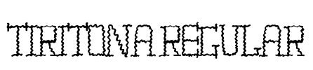 TIRITONA REGULAR Font Image