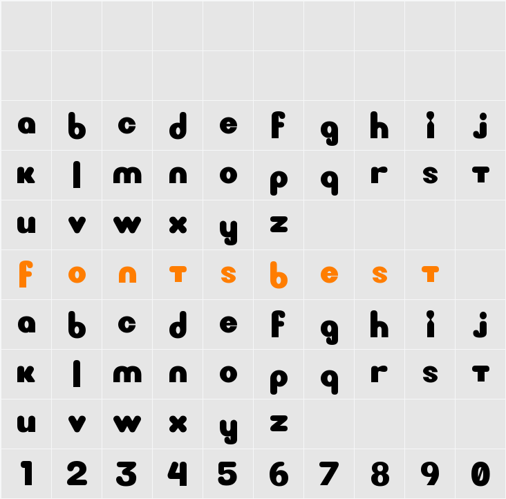 New LiteBulb Character Map