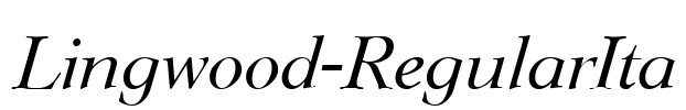 Lingwood-RegularIta