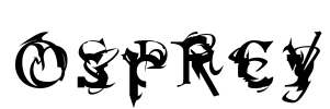 Osprey Font Image