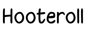 Hooteroll Font Image