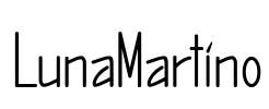LunaMartino Font Image