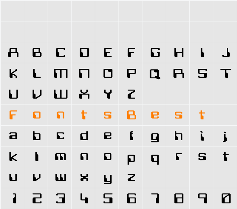 Future Ex Character Map
