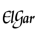 ElGar Font Image
