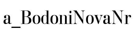 a_BodoniNovaNr