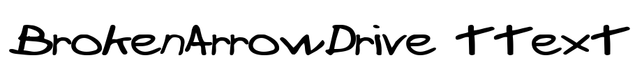 BrokenArrowDrive ttext