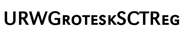 URWGroteskSCTReg