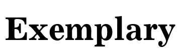 Exemplary Font Image