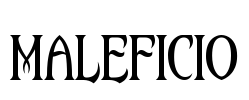 Maleficio Font Image
