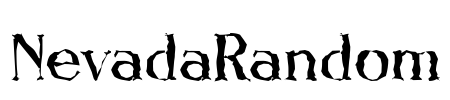 NevadaRandom Font Image