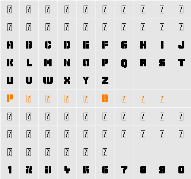 Galaxy Corps Character Map