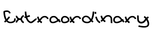 Extraordinary Font Image