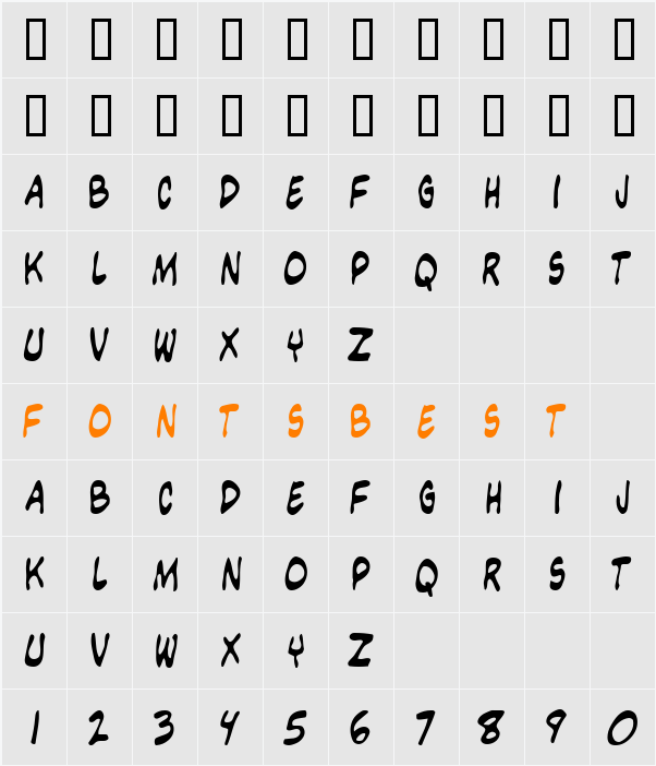 Grimmy Character Map