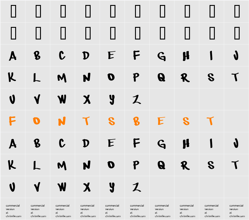 There be monsters Character Map