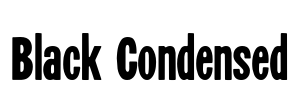 Black Condensed